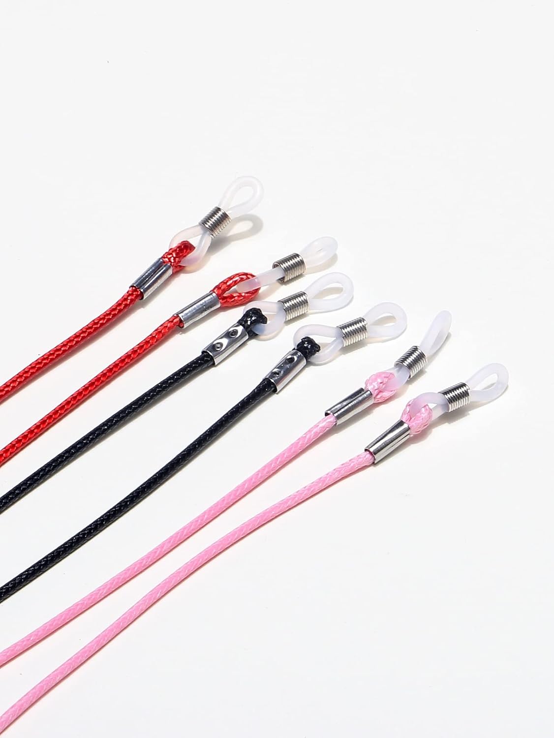 3Pcs Elegant Eyeglass Sunglass Strap-Chain- Retainer Braided, Sports Band,PU Leather for Men Women