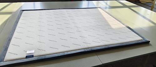 Miniatura 243 de Tapete de juego para bebé, tapete de espuma viscoelástica de 1.3 pulgadas de grosor, terciopelo coral suave, antideslizante, extragrande, tapete