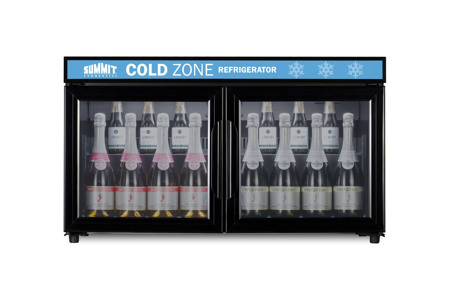 Summit Appliance 36 In. 3.2 Cu. Ft. Commercial Back Bar Beverage Center In Black Scr3502d on Fridge.com - View 3