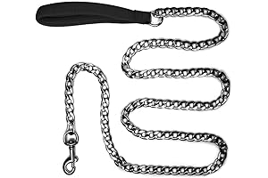 Indestructible Premium Heavy Duty Extra Wide Stainless Steel Dog Chain Leash 13mm...