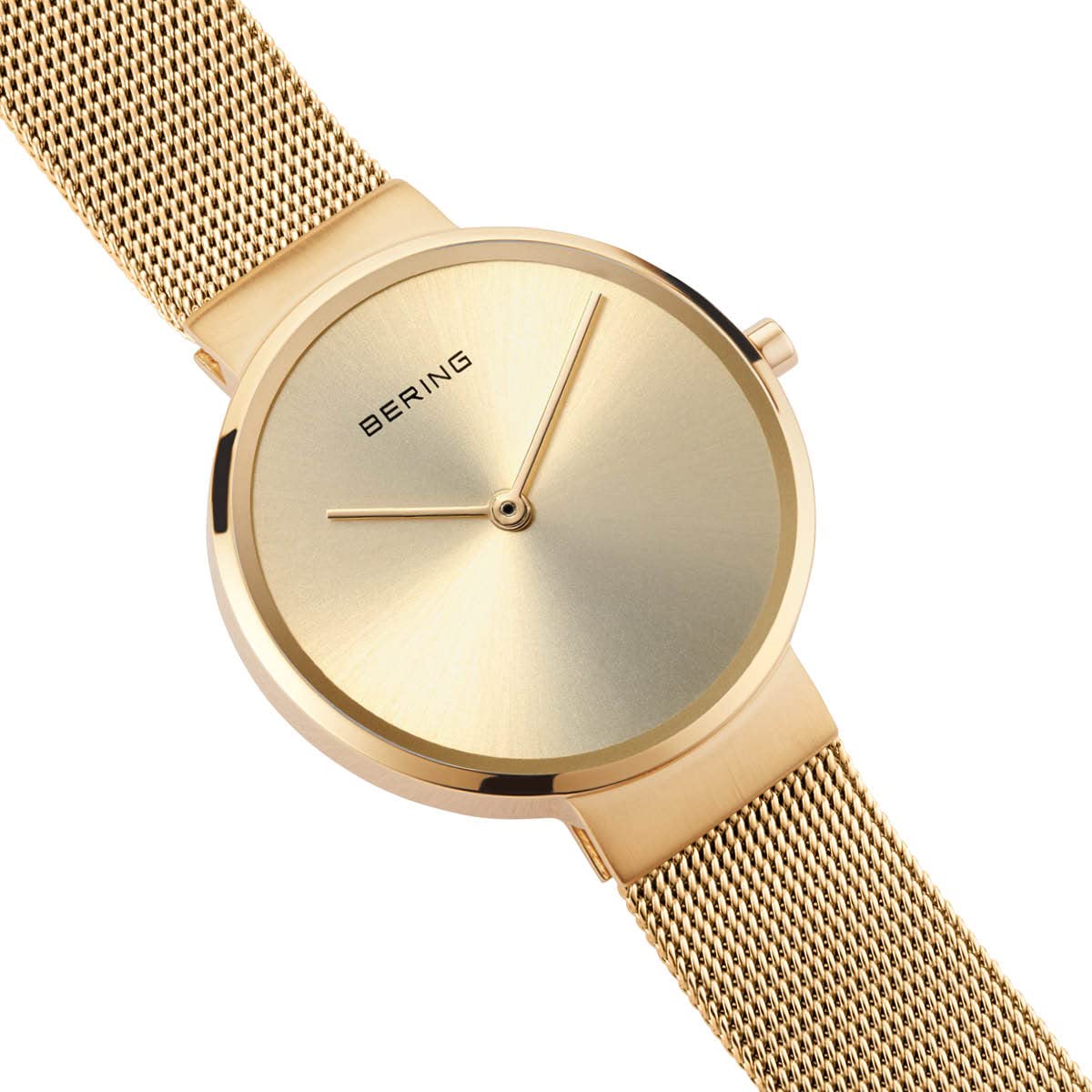 Bering 14531 Reloj de Cuarzo para Mujer con Caja de Acero Inoxidable de 31 mm y Esfera, Correa milanesa, Cristal de Zafiro y Resistencia al Agua de 5 ATM