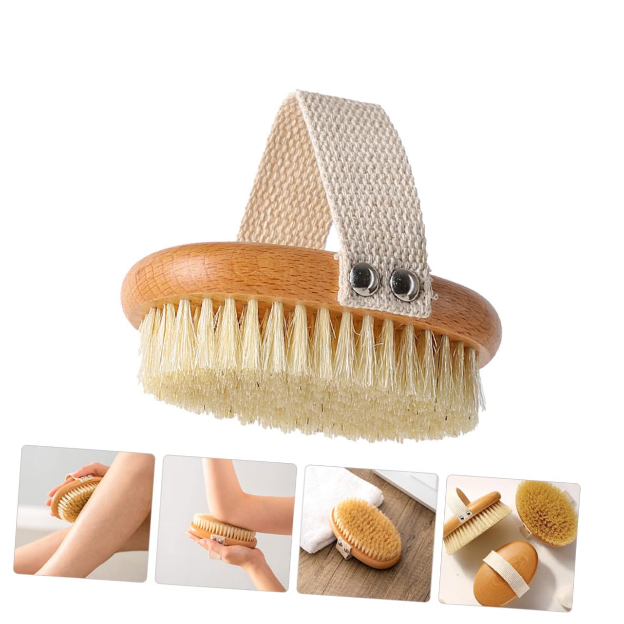 FRCOLOR 3 Stück Badebürste Mit Geschmeidigen Borsten Für Die Dusche Rückenbürste Massagefunktion Für Das Körperpeeling