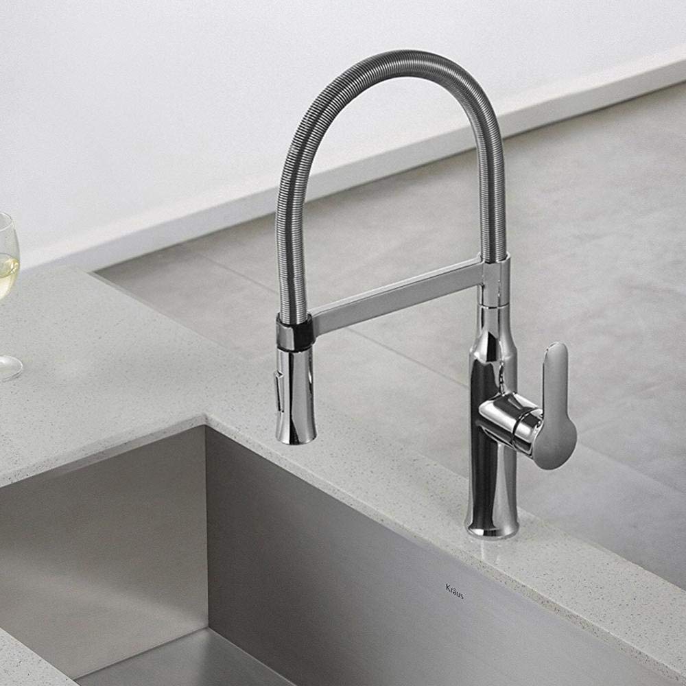 Kitchen Faucets Hot and Cold Water Chrome Basin Sink Square Taps Mixers A