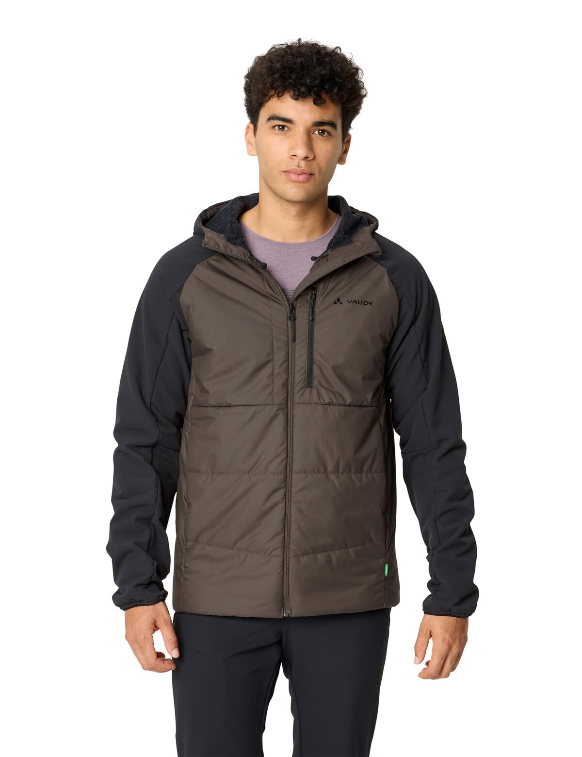 VAUDE Men's Elope Hybrid Jacket II, techniczna męska hybrydowa kurtka outdoorowa do wędrówek, mieszanka oddychającego polaru i ciepłej izolacji PrimaLoft