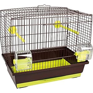 Flamingo 107691 vogelkooi Buru Br/Lime 40x25x35cm