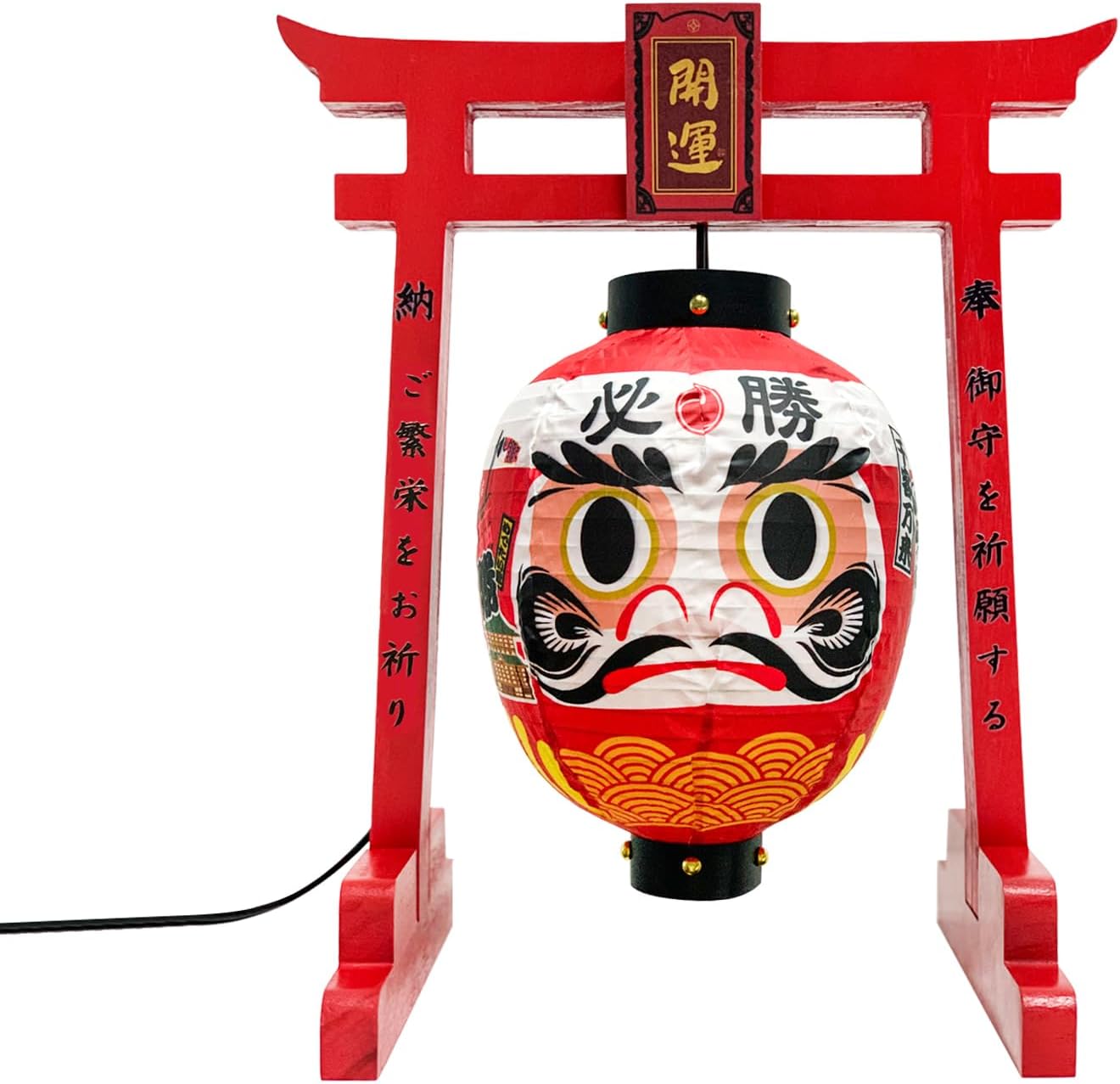 Paper Life,Torii Lantern,Mini Decorative Pendant Light for Checkout Counter,Handmade Table Lamp,Japanese Style Dharma Lantern,Creative Gift,Checkout Counter Decor,Gifts