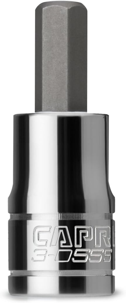 Capri Tools 5/16-Inch Hex Bit Socket, 3/8-Inch Drive, SAE