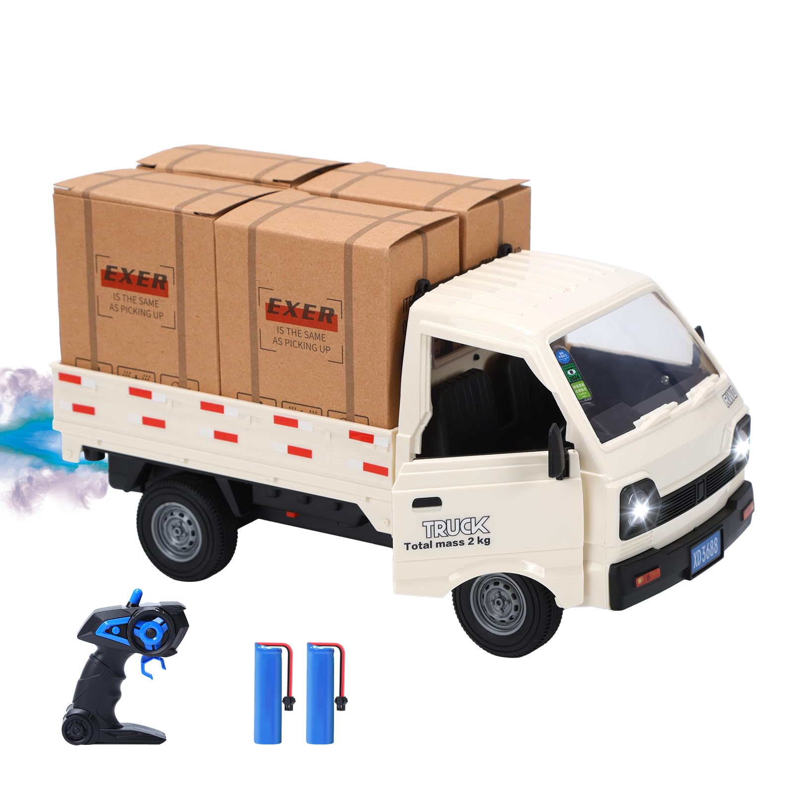 Amazon.co.jp: ラジコン 軽トラ ラジコンカートラック おもちゃ モデル
