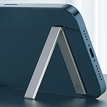 Smartphone Kick Stand, Simple, Slim, Vertical, Horizontal, Small, Lightweight, Smartphone Stand (Silver)
