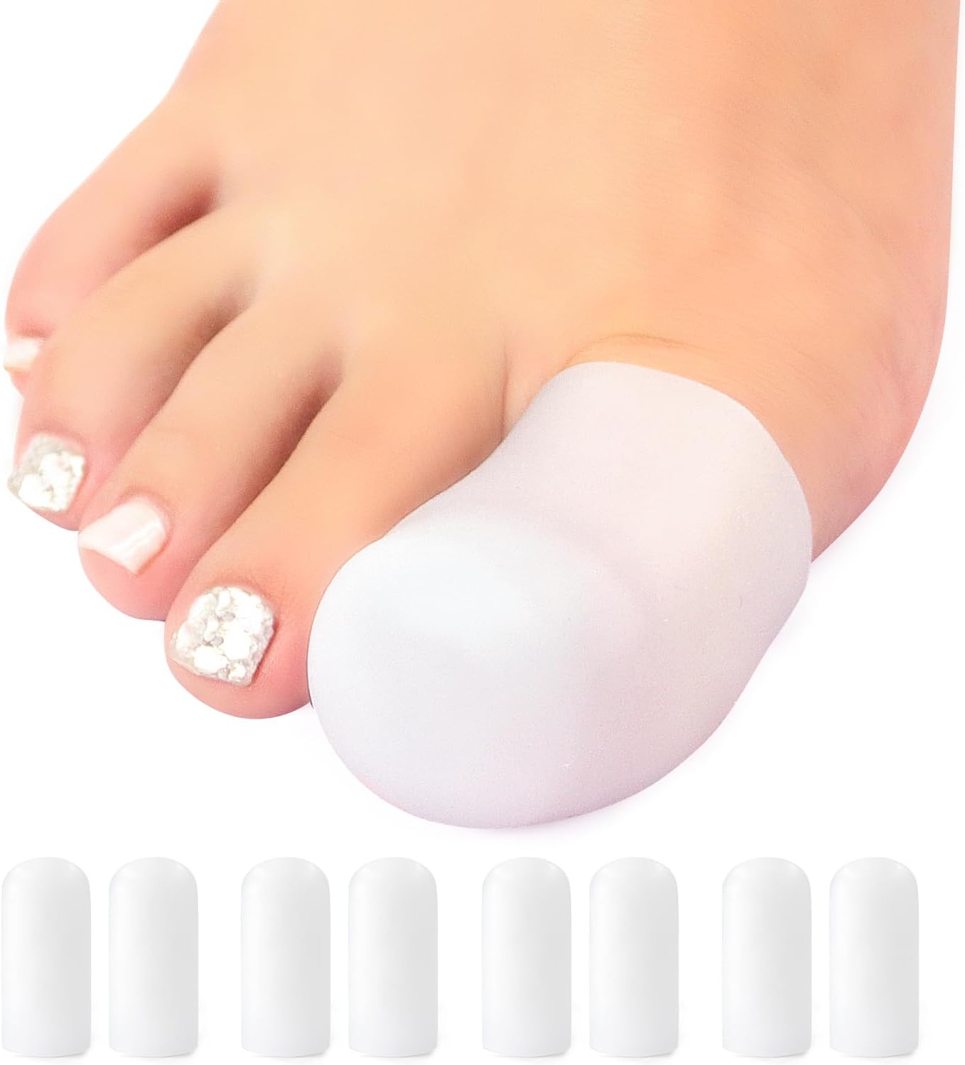 Niupiour Silicone Big Toe Protectors for Women and Men, 14