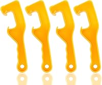 Vista 1 de Litoexpe 4 abridores de tapas de latas de pintura, abridor de cubos de 5 galones, cubeta de plástico para pintar con tapa de barril, abridor