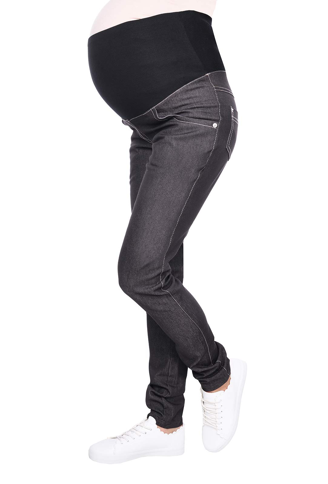 Mija – Jean Pantalon élégant de maternité Denim 9044