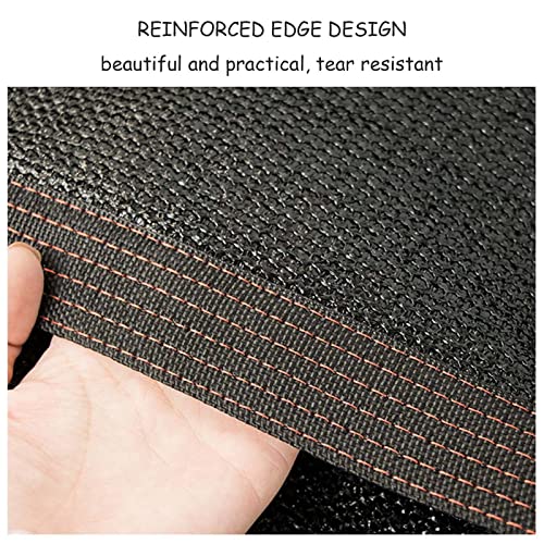 Filet d'ombrage de serre personnalisable noir 6x7m imperméable - 6