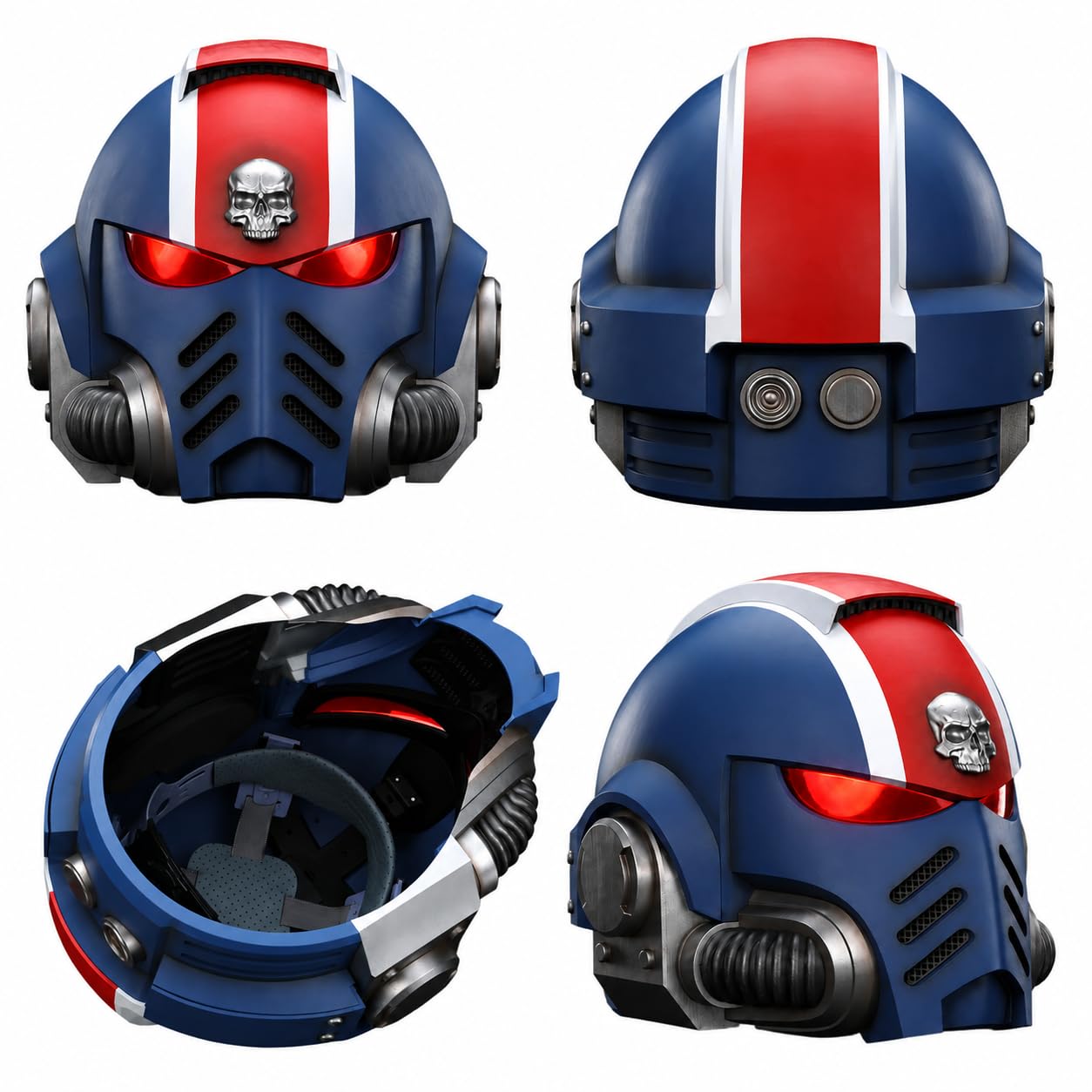 TOYVERSE JOYTOY Ultramarines Lieutenant Titus' MkX Helmet
