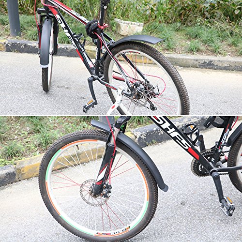 Garde-boue de vélo, garde-boue de vélo électrique, garde-boue avant et arrière pour vélo de route, garde-boue avant et arrière, pièces de vélo