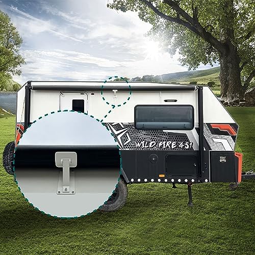 Suncode White RV Awning Support RV Awning Center Support