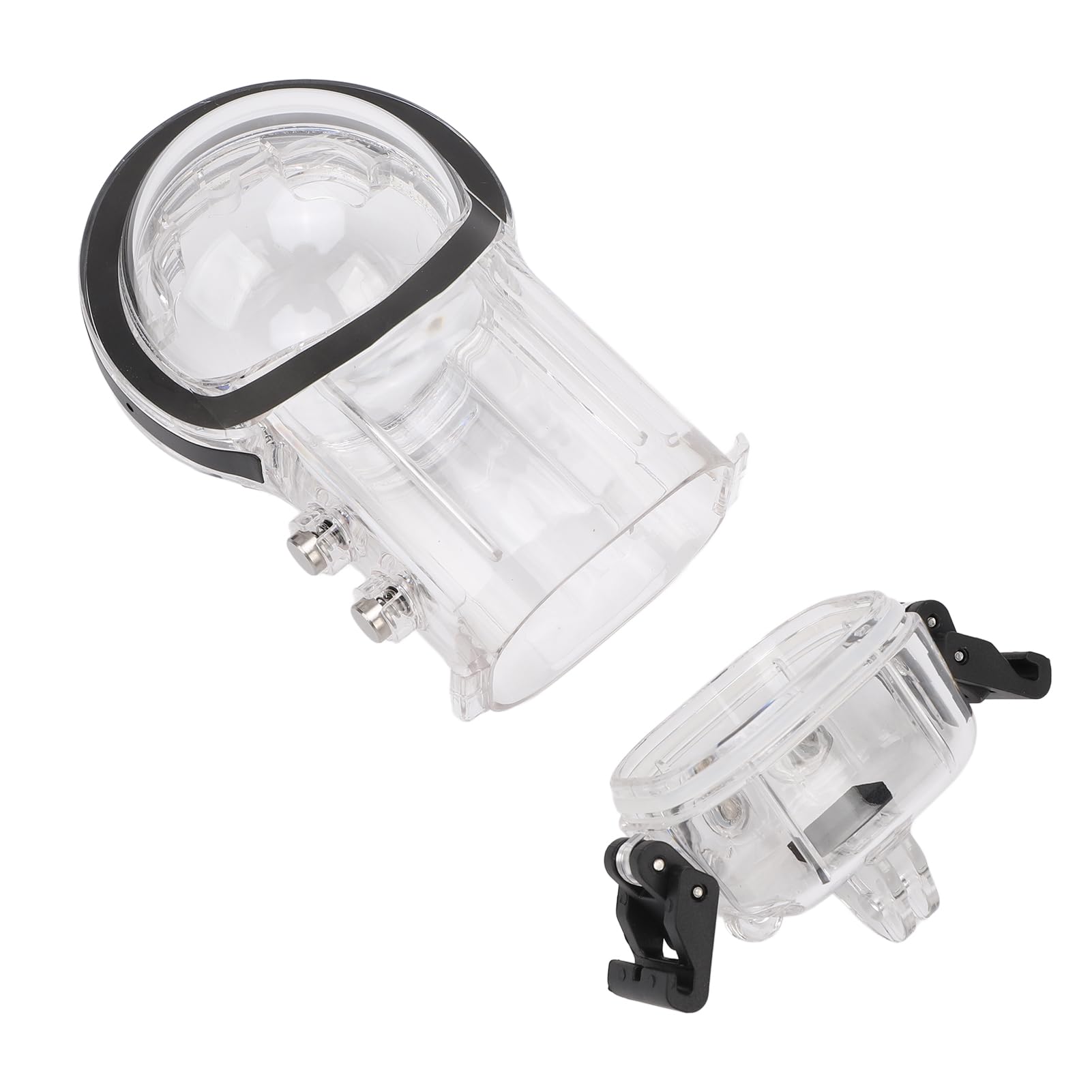 aqxreight X4 Kamera-Tauchkoffer, 50 M Gehäuse für Unterwasserfotografie, PC-Gehäuse mit PMMA-Linsen, Schnellwechseladapter für Schnorcheln, Surfen, Schwimmzubehör