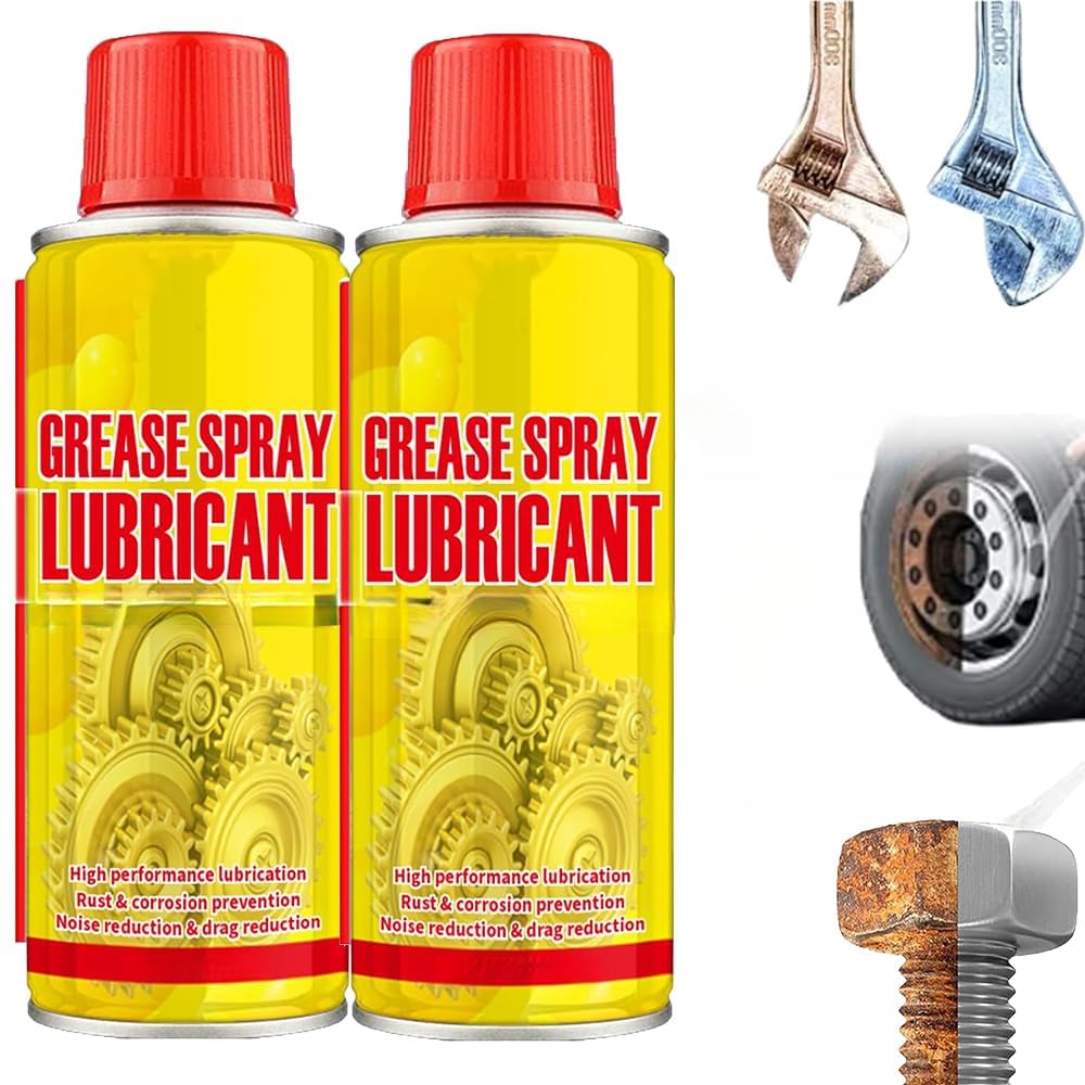 Genérico Lubricante para Eliminar óxido, Spray antioxígeno y removedor de óxido para Metales, Spray de Aceite penetrante Multiusos para Tornillos oxidados, lubricante de acción rápida para vehículos