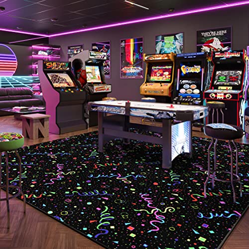 Alfombra Joy Carpets Fluorescent Celebration 4' x 6' miniatura 6