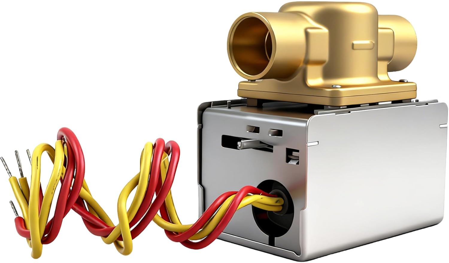 For Honeywell V8043E1012 3/4" Sweat Zone Valve, Replace for Honeywell GID-661677 Zone Valve/Zone Actuator,18" Leads Connection, 2-Way 4-Wire Thermostat Control and An End Switch,10 Years Warranty