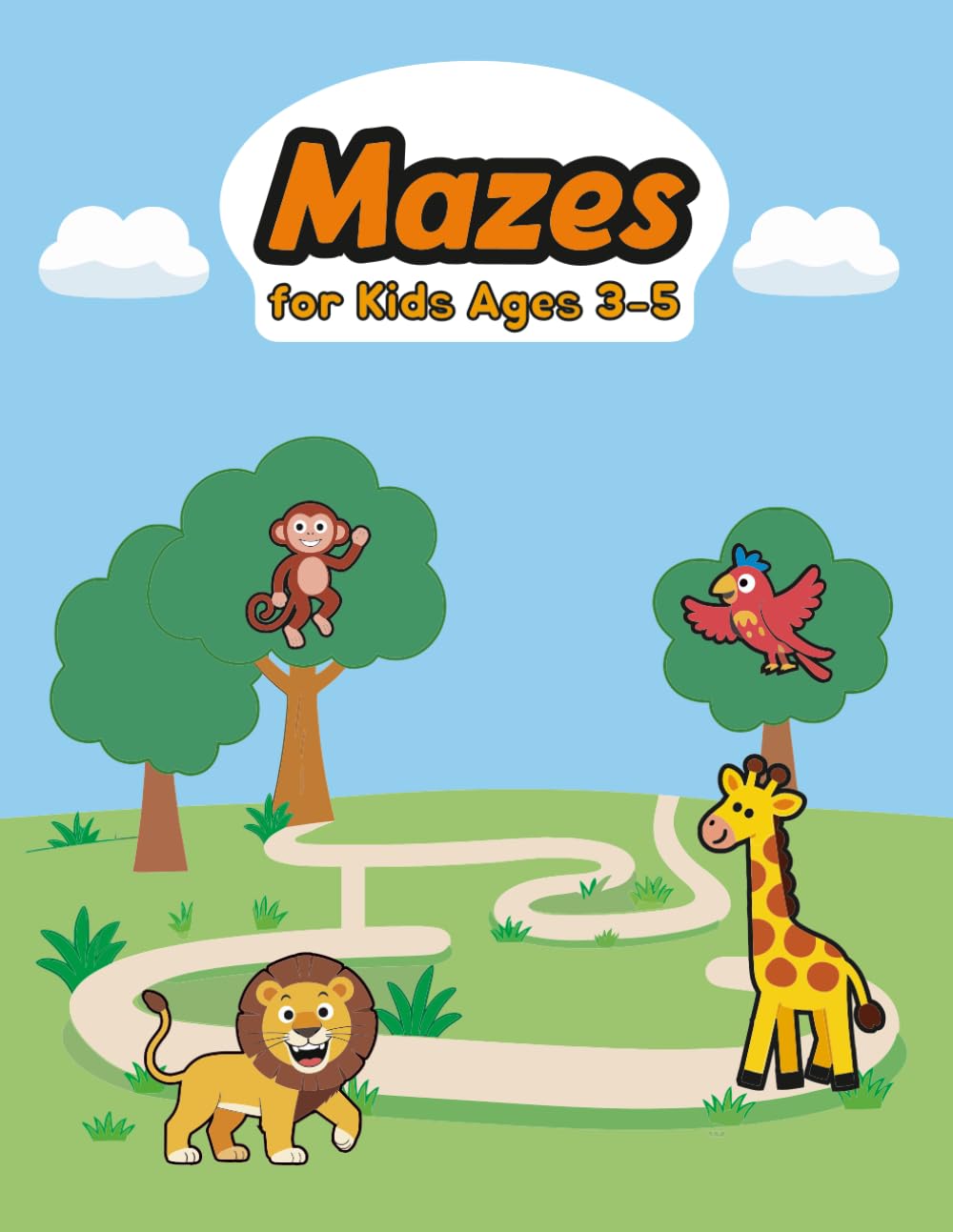 Mazes for Kids Ages 3-5: Puzzles Book with amazing Activities for Early Learners, Hidden Pictures, Shapes Search