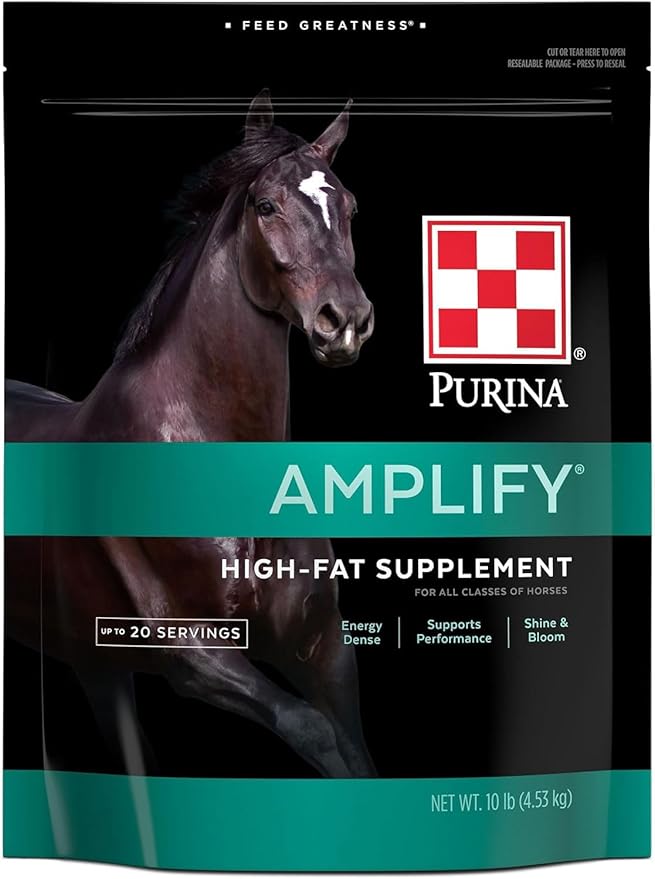 Purina Amplify HighFat Horse Supplement (10 LB) Bag