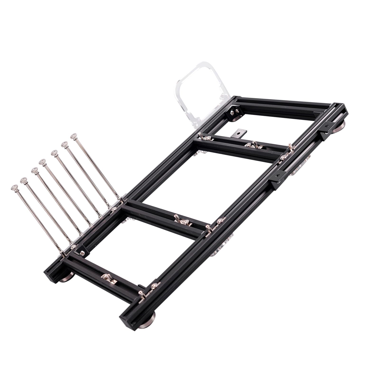 Caja de computadora ATX de aleación de Aluminio de Marco Abierto para Bricolaje, Banco de Pruebas Barebone para overclocking, chasis de PC liviano y apilable con excelente