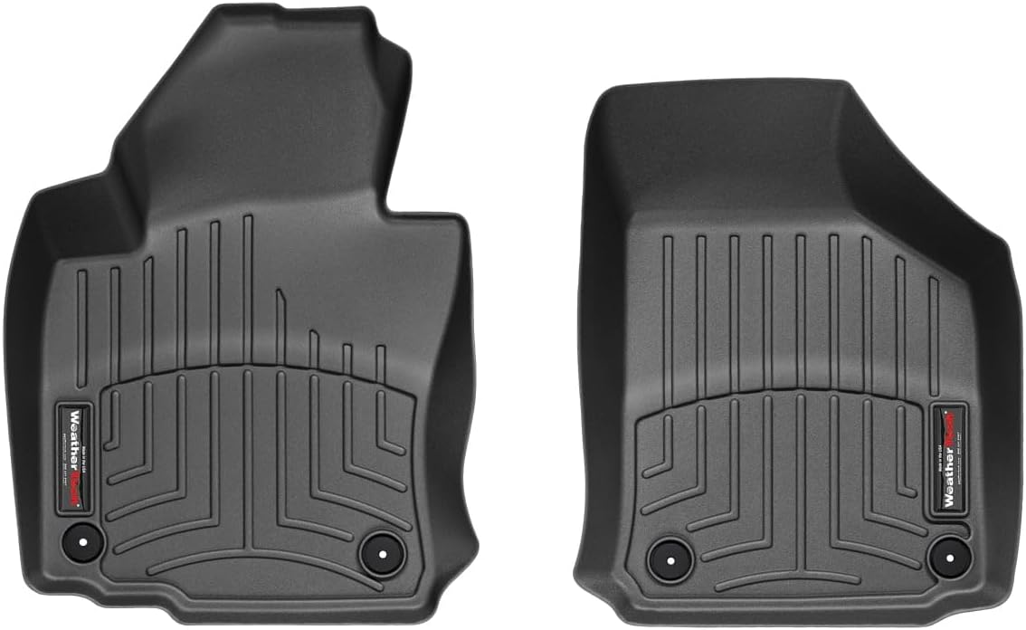 WeatherTech Custom Fit FloorLiners for VW Eos, Eos, Golf - 1st Row (442691), Black