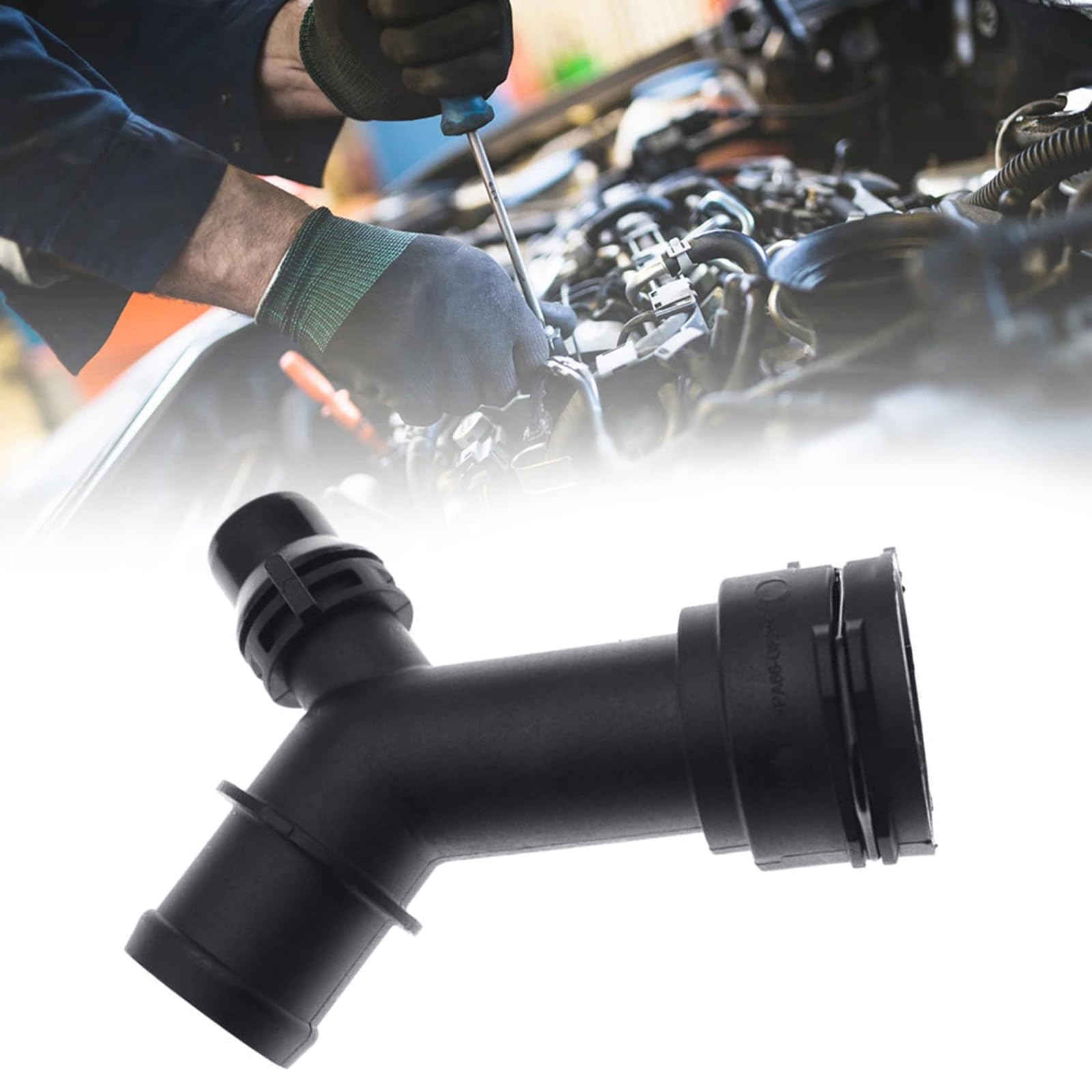 Jazuaiao Car Engine Coolant Pipe Adapter Leak Proof Design for Enhanced Thermal Stability in Automotive Applications Coolant Hose Adapter