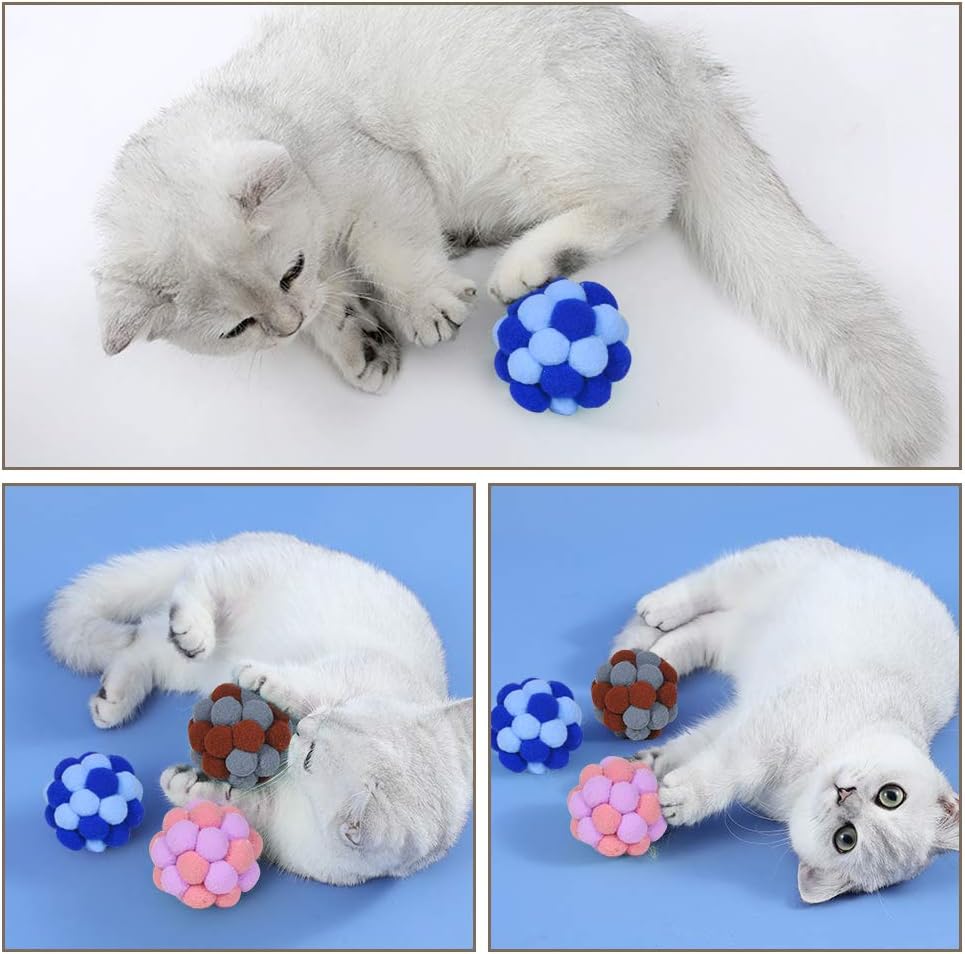 soft cat toy balls