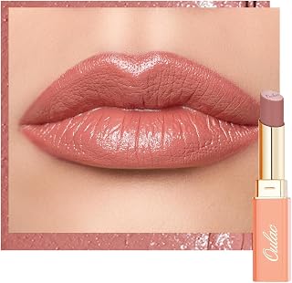 Oulac Pink Lipsticks for Women, Coral Nude Matte Lipstick, Full Coverage Lip Color, Satin Matte Finish, Cream Texture, Hydrating, Infused with Hyaluronic Acid, Vegan & Clean Beauty 4g SG06 Babe