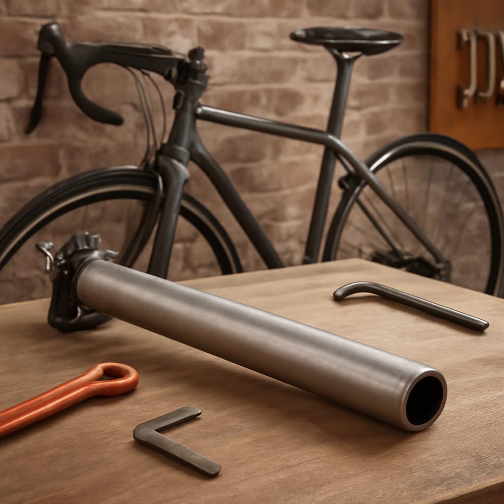 Tubo de Titánio - Metal Puro para Aplicaciones Industriales, Construcción, Mobiliario, Artesanías y Proyectos de Investigación (Φ45mmx1mmx500mm)