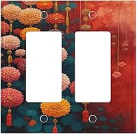 Vista 143 de Cubiertas Decorativas de Arte para Interruptores de Luz, Hojas de Otoño, Placa de Pared de Palanca Individual, Cubierta Decorativa de Interruptor