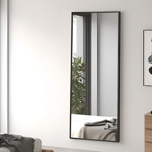 Miniatura 2 de self - Espejo de pie de cuerpo entero de 59 x 16 pulgadas, grande, rectangular, para colgar o inclinarse contra la pared de dormitorio, vestidor