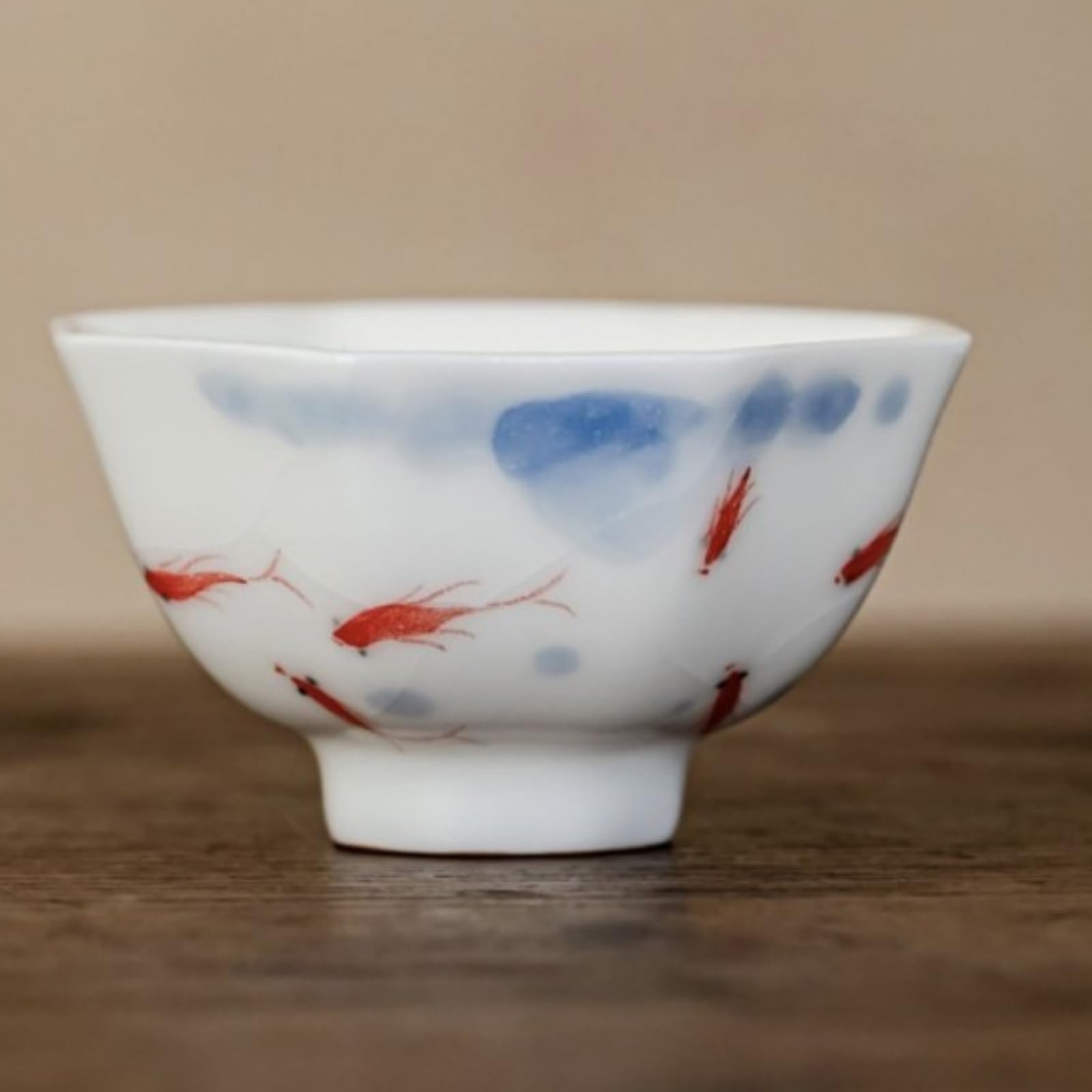 Ceramiczne Ruyao ręcznie malowane kubki do picia herbaty domowy wykwintny zestaw do herbaty Kung Fu - kubek 75 ml - pudełko