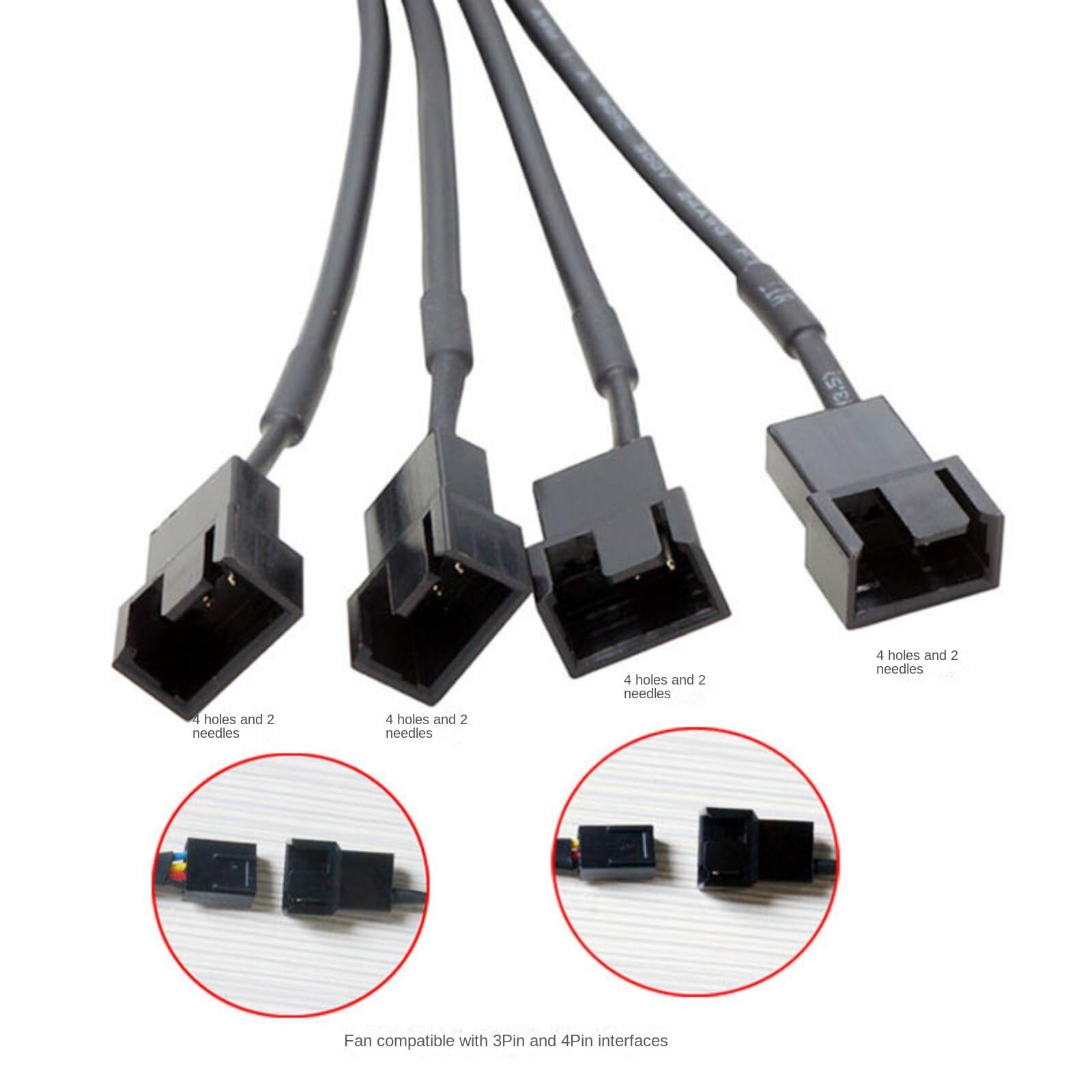 2 Pezzi, PC 4pin Molex 5.5mm X 2.1mm DC Cavo Di Alimentazione 12V 2A Per Scatola Di Controllo RGB LED - Foto 4