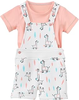 طقم مكون من سالوبيت بكباسين وتيشرت مطبوع بأشكال للأولاد من سيكا، طقم مكون من 2 قطعة