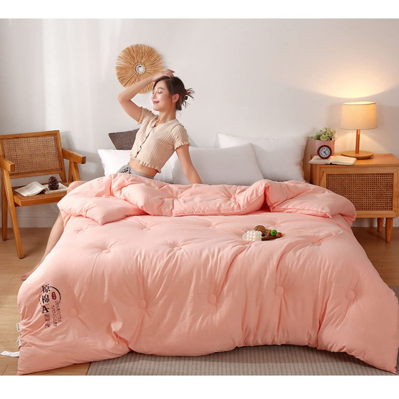 Amazon｜[BKVB] 掛け布団 ダブル 冬用 やわらかな肌触り キルトケット