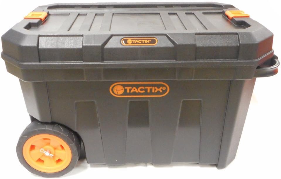 Tactix 2In1 Tool Box With Wheels, Black Ttx320310 Amazon.ae Tools