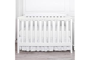 Crib Rail Teething Guard with Three Pieces of Breathable Corner Edge Strips