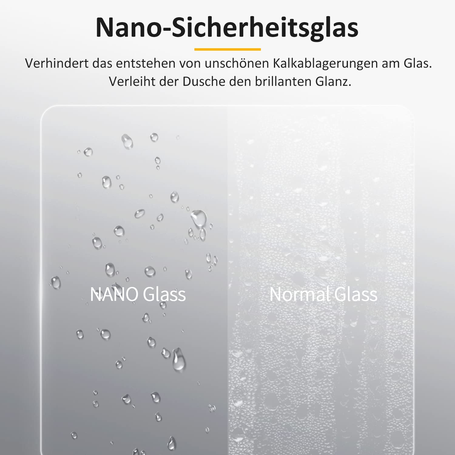 Duschkabine Schwingtür mit Seitenwand 90x90cm Eckeinstieg Duschabtrennung, Silber Einzelschwingtür mit festem Seitenteil, Duschwand mit 6mm NANO ESG Glas, Pendeltür Höhe 195cm