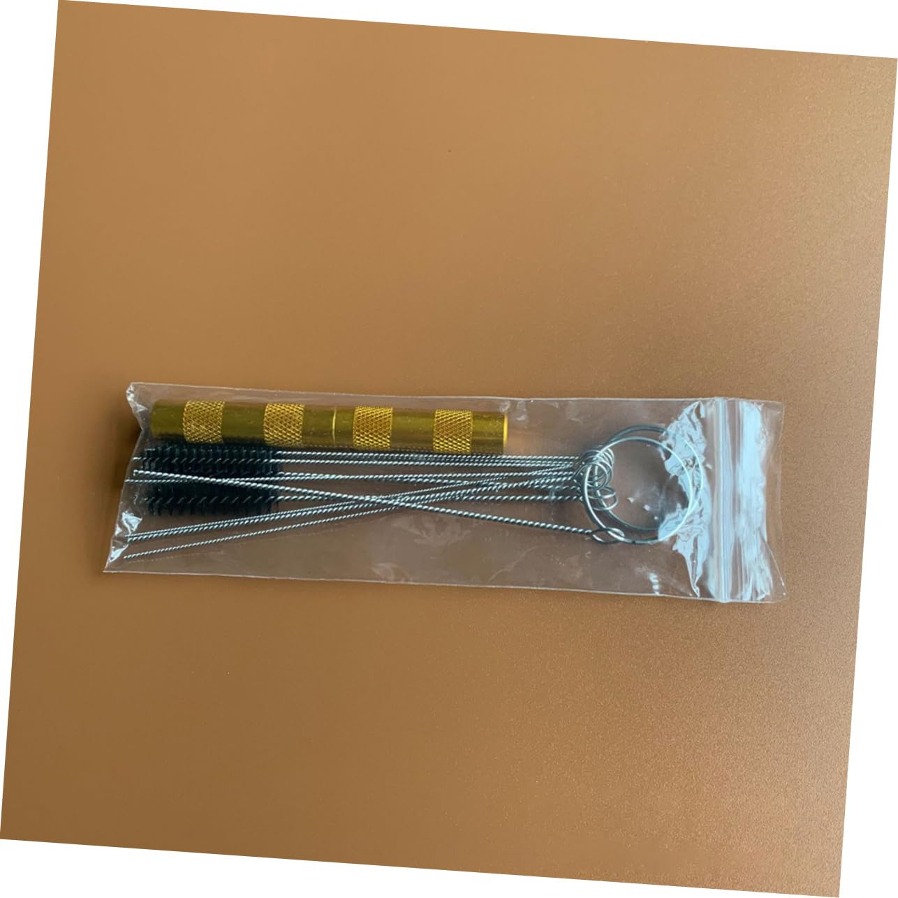 HOMSFOU 1 Set Airbrush Cleaning Airbrush Spray Nozzle Kit with Flexible Handle Brush Needles Repair and Maintenance