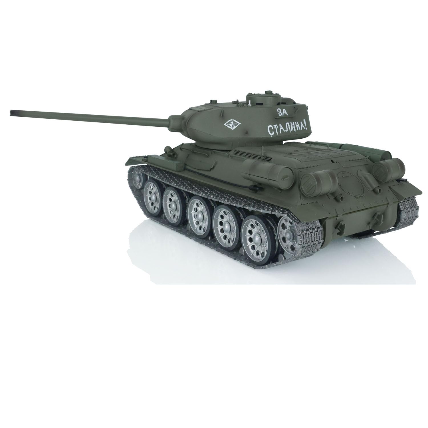 Heng Long US in magazzino, Infrared Combat RC T34-85 Tank 1/16-360 ° Torretta Rotante, Ruote in metallo, BB Tiro Airsoft Tank