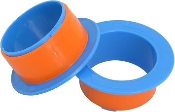 ELFJOY Stretch Film Dispenser Stretch Wrap Holder for 3Core Blue 2 Pairs