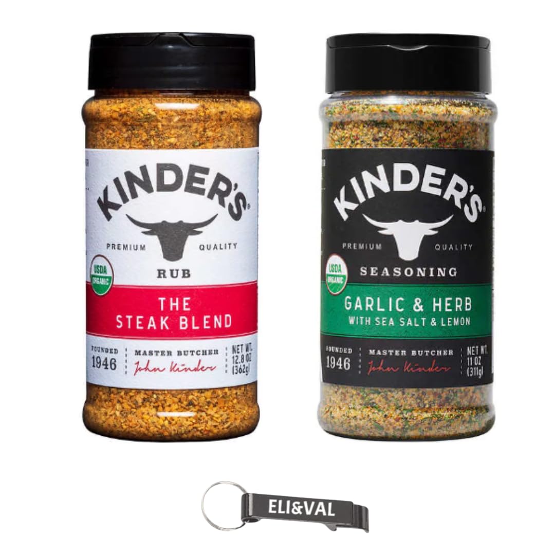 Kinder Seasoning Organic Garlic and Herb with Sea Salt and