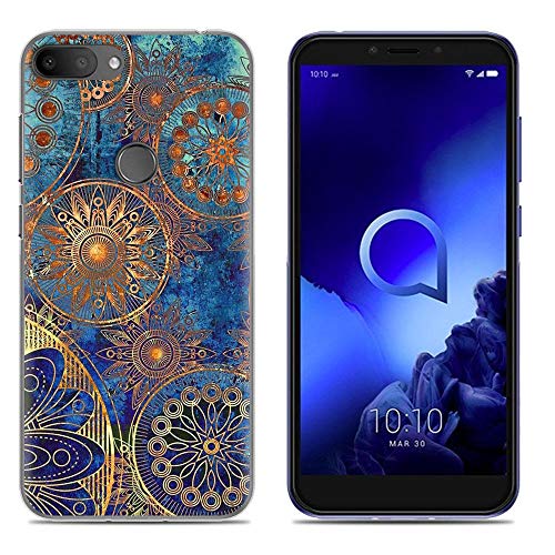 Prevoa Funda para Alcatel 1S 2019 - Colorful Silicona TPU Funda Case para Alcatel 1S 2019 Smartphone - 13