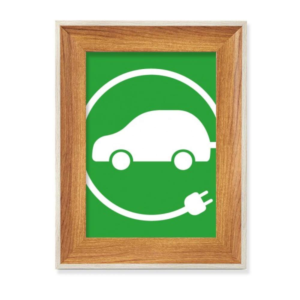 Cadre photo en bois energie circulaire affichage bureau
