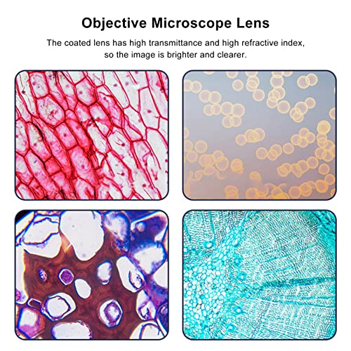 Achromatisches Objektiv 10X Hochleistungs-Mikroskopobjektiv 20,2 mm Schnittstelle Standard-RMS-Mikroskop-Okularersatz