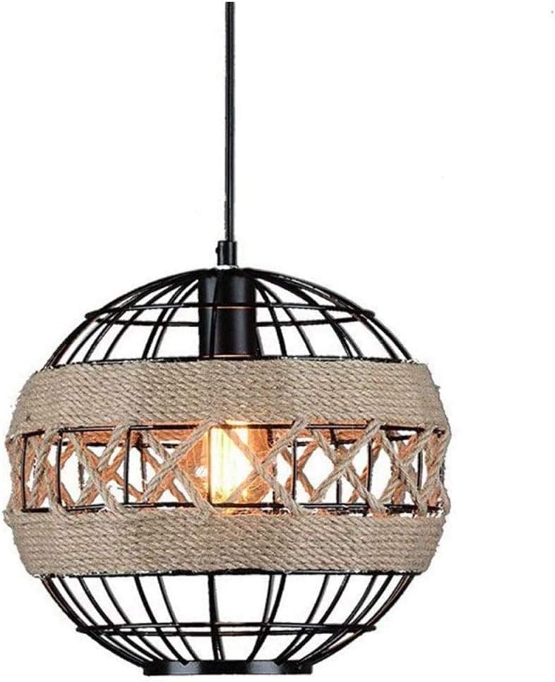 Luminaire suspendu HJLJKG en corde, plafonnier d'intérieur pour salon et espace sous-sol