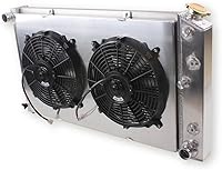 Vista 10 de OHOB-COOL Reemplazo de radiador de aluminio de 3 filas para Chevy Corvette 1973-1976 1974 1975 5.7L 7.4L V8